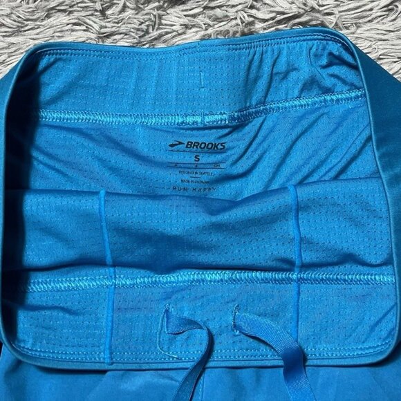 Brooks Athletic Blue Lined Running Shorts - Men’s Small Inseam 7” - Picture 5 of 16